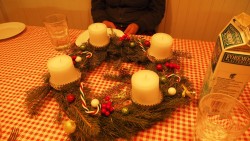 Der Adventskranz!